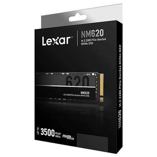 SSD Lexar NM620 256GB M.2 PCIe Gen3 x4 LNM620X256G-RNNNG - Chính